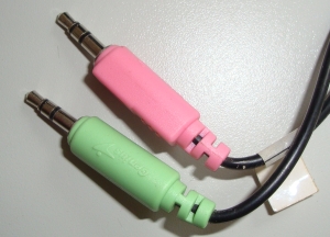 kabel pro sluchtka s mikrofonem